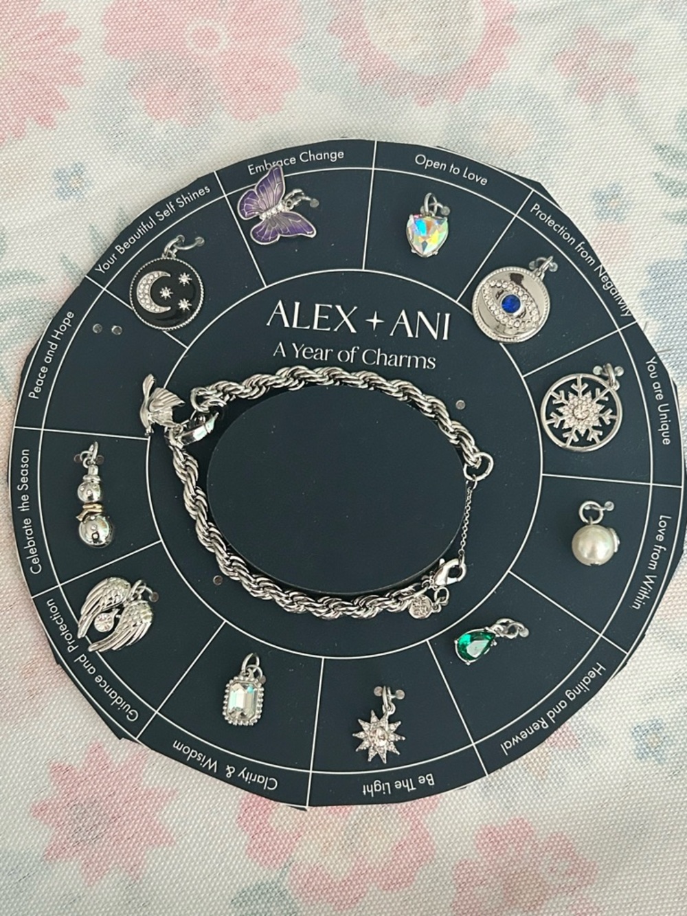 ALEX + ANI A Year Of Charms Bracelet With 12 Unique Charms